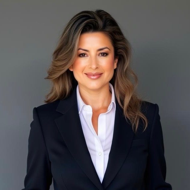 Adriana Aristizábal, international keynote speaker, in a dark blazer